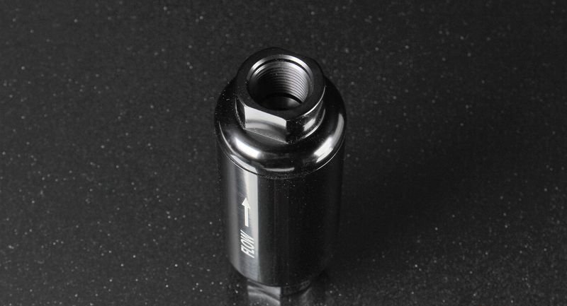 Фильтр AN10 топливной / масляной системы, 100 микрон, L=140 мм, D=50 мм, черный