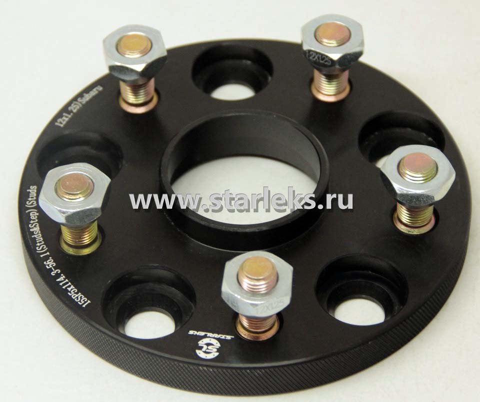Проставки ступичные 15мм 5х114.3 ЦО-56.1(STUD12х1.25) Subaru Step