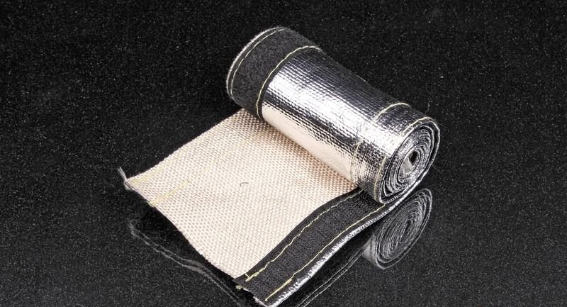 Термоизоляция шлангов и проводов 25 мм, длина 90 см, на липучке, 500°C - 1000°C