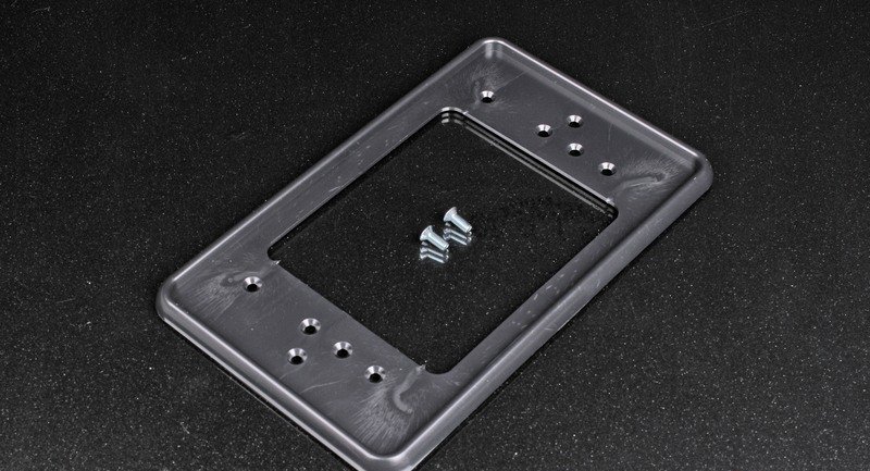 Рамка под номер пластиковая квадратная под болт 290*170мм ГОСТ S290170