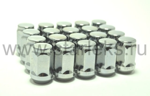 Комплект колесных гаек 12*1.5 20шт.- хром