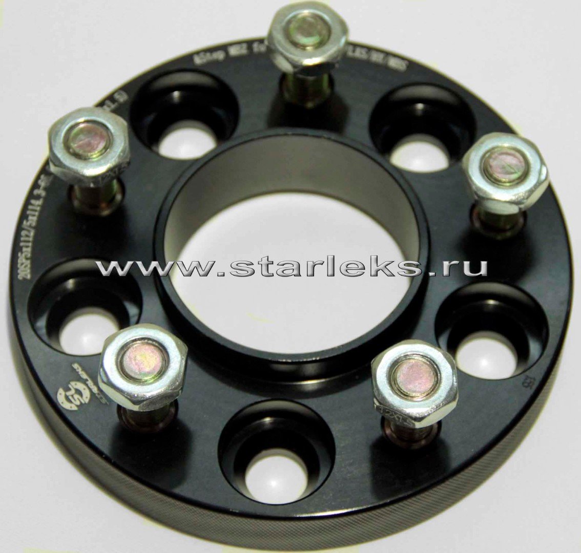 Проставка ступечная переходная 20мм 5х112/5х114.3 ЦО-66.6/73.1 (STUD12x1.5)