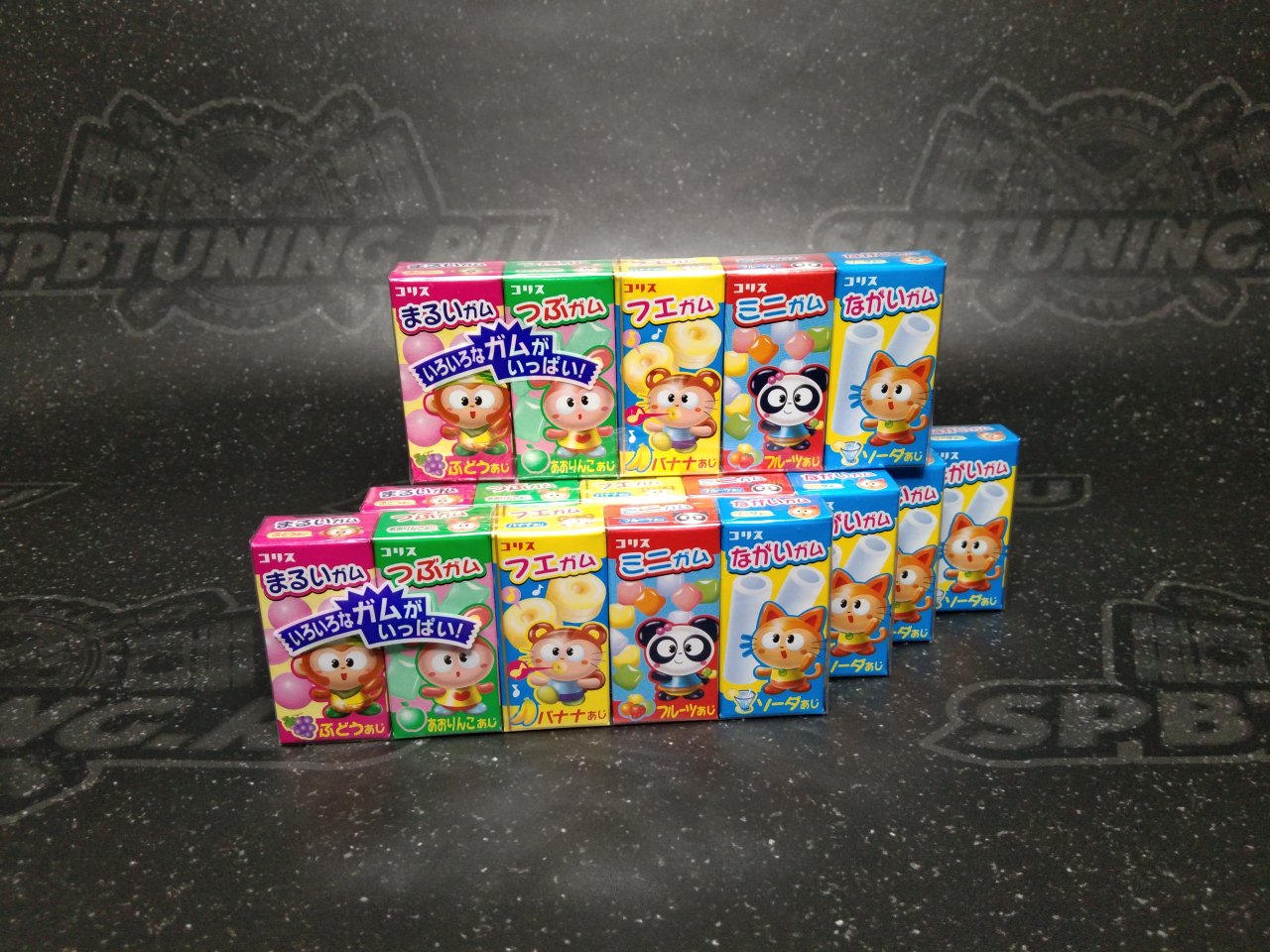 Coris жевательная резинка ассорти Лимонад, Виноград, Зеленое Яблоко, Банан, Фрукты 38 гр.