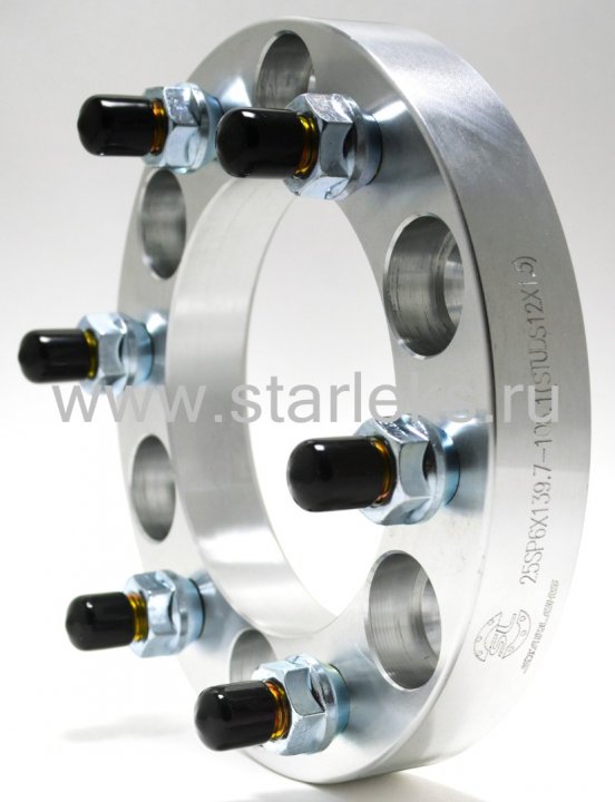 Проставка 25мм 6х139.7-ЦО108.1 (STUD12x1.5)