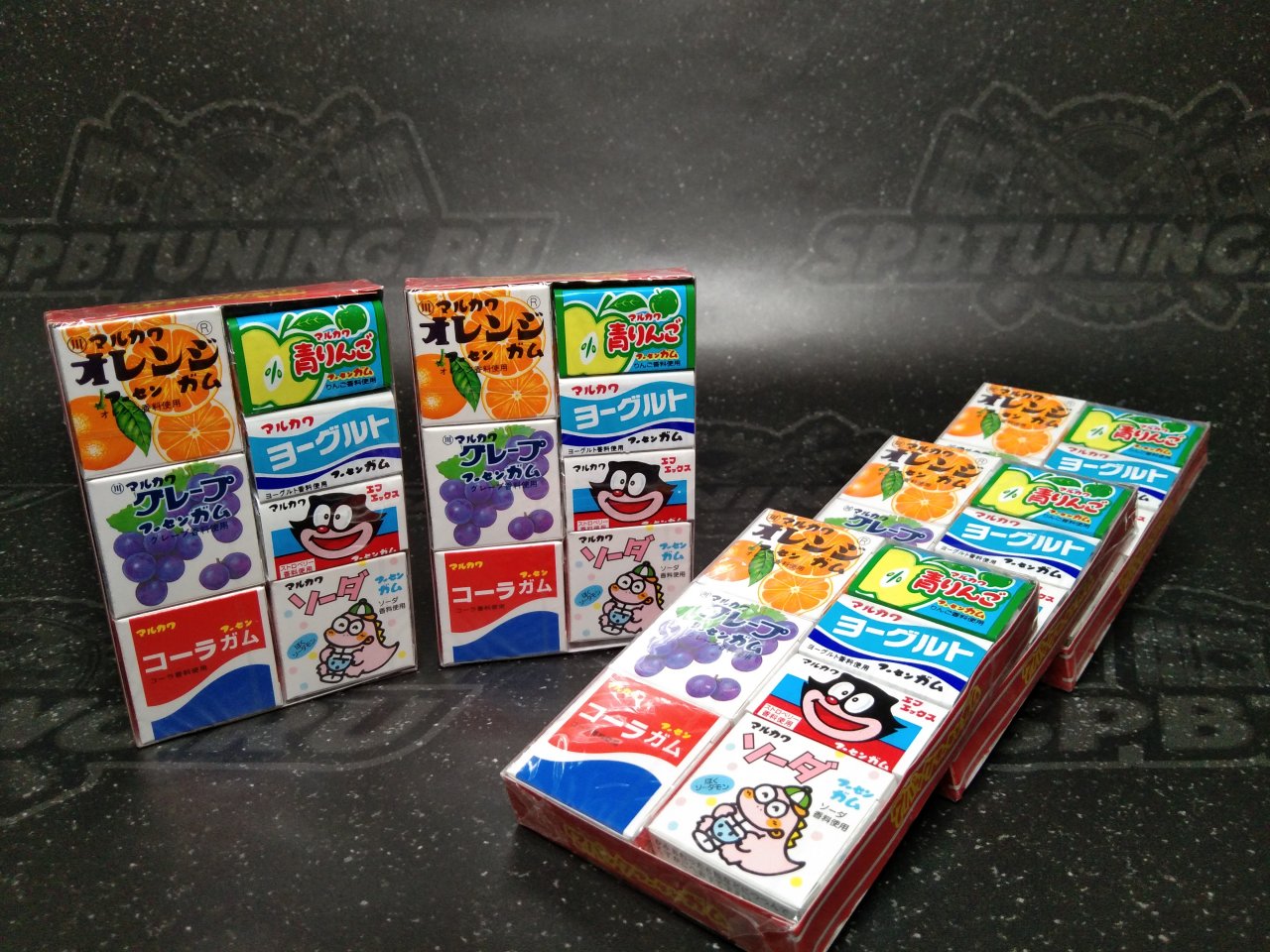 MARUKAWA жевательная резинка Ассорти из 7 вкусов, 36,6 г.