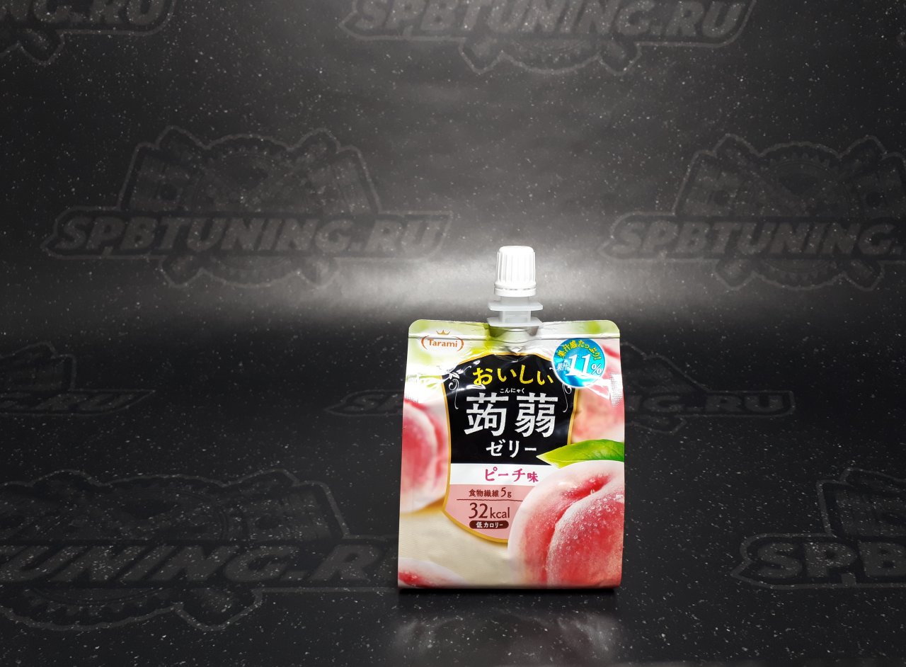 Желе питьевое Tarami Конняку со вкусом Персика, 150 гр.