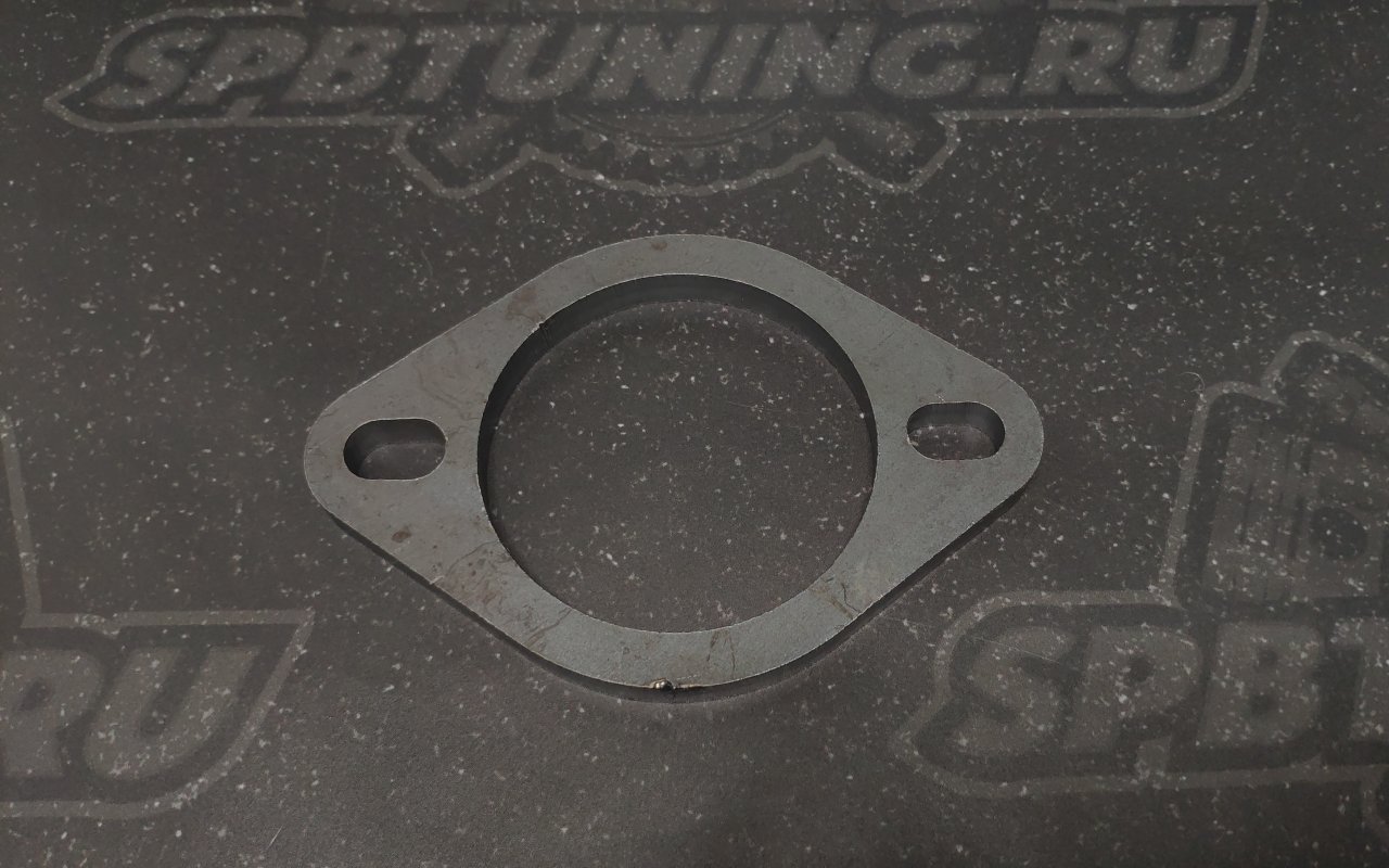 Фланец под 2 болта 76мм сталь