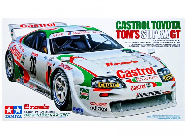 Сборная модель TAMIYA Castrol Toyota TOM`S Supra GT (1:24)