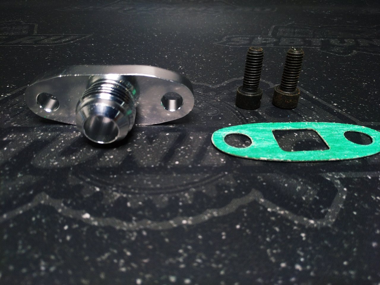 Фланец на слив масла AN10 - T3/T4