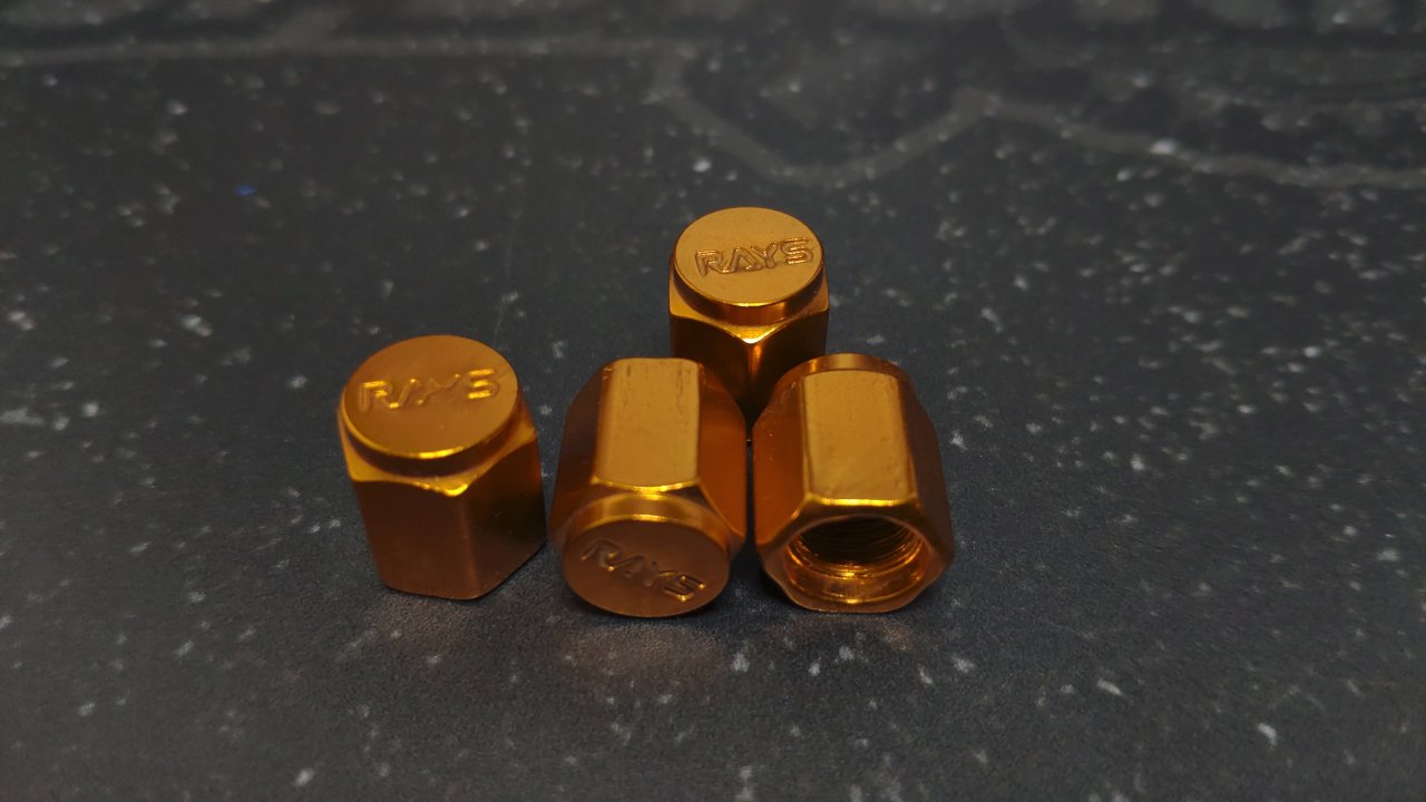 Ниппельные колпачки rays style (4шт) золото