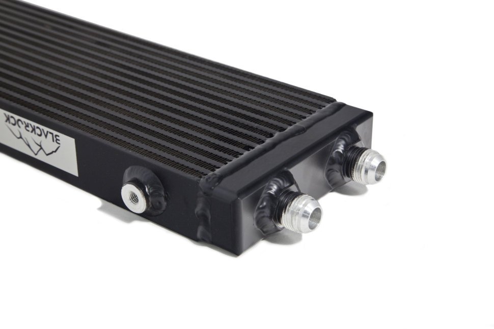 Радиатор масляный 14 рядов; 400 mm; Slimline 10-AN выходы С ОДНОЙ СТОРОНЫ; BLACKROCK LAB, URS-540