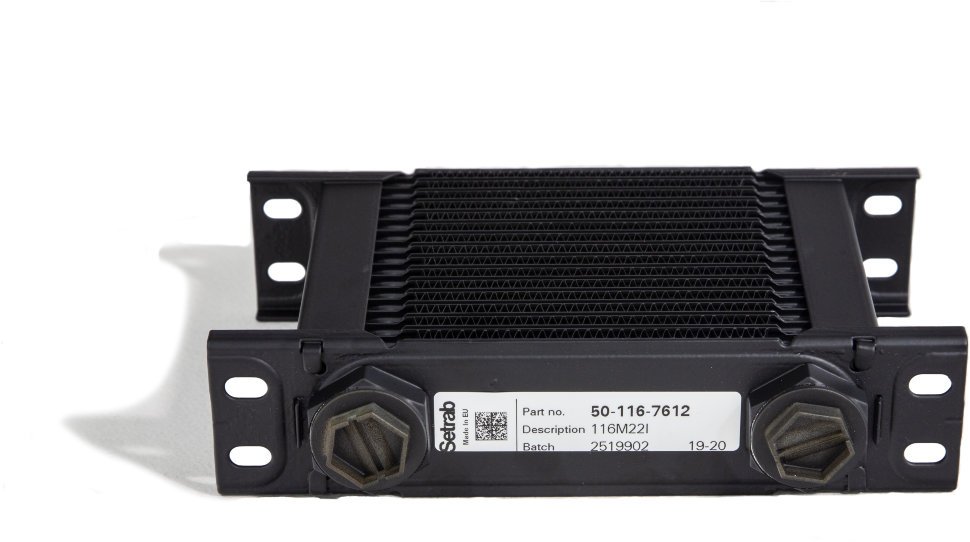 Радиатор масляный 16 рядов; 210 mm ширина; ProLine STD (M22x1,5 выход) Setrab, 50-116-7612