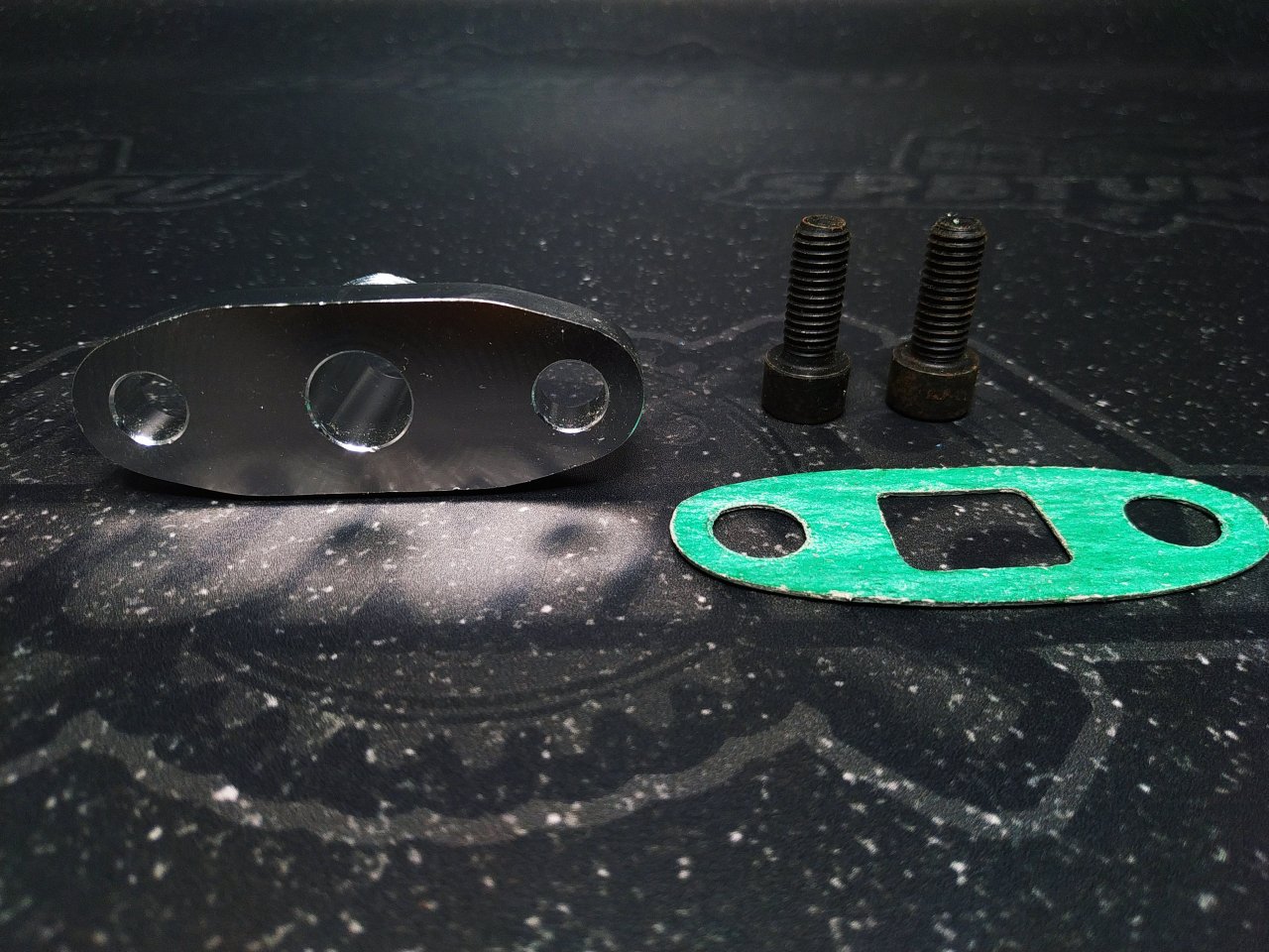 Фланец на слив масла AN10 - T3/T4