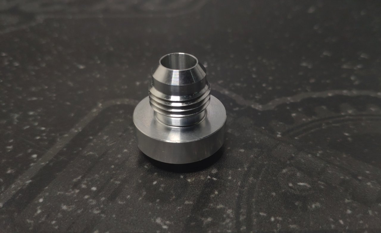 Адаптер вварной AN6 алюминий