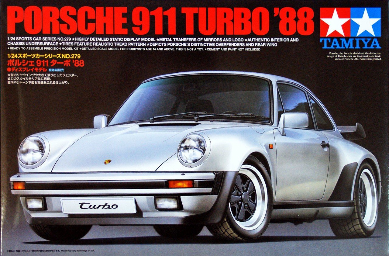 Сборная модель Tamiya PORSCHE 911 TURBO '88