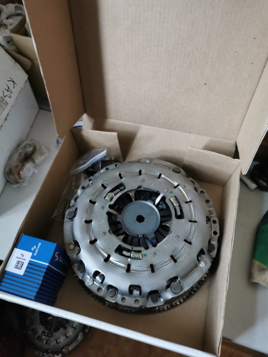 Двухдисковое сцепление под кпп BMW