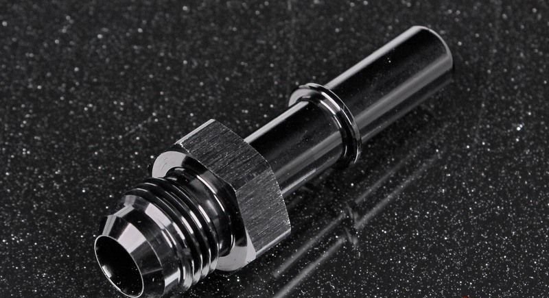 Фитинг AN6 - 5/16" для подключения к быстросъему, черный