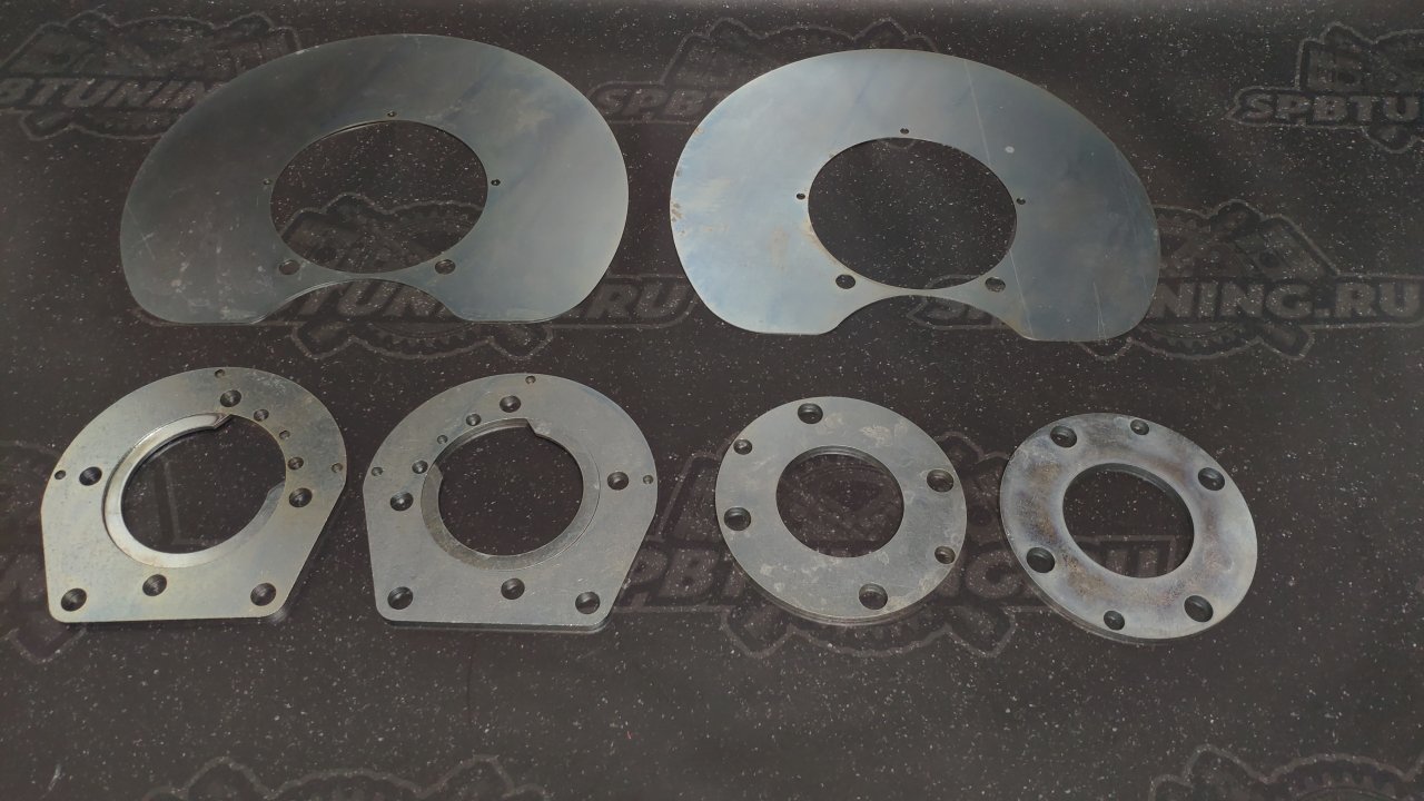 Комплект шайб с проставками для установки ЗДТ на автомобиль ВАЗ 2101-07