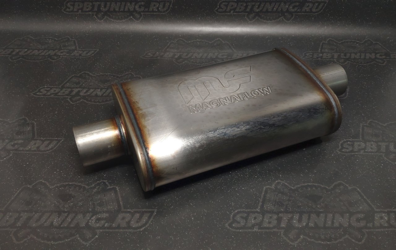 Бочка выхлопная Magnaflow style выхода 63мм длина 355мм