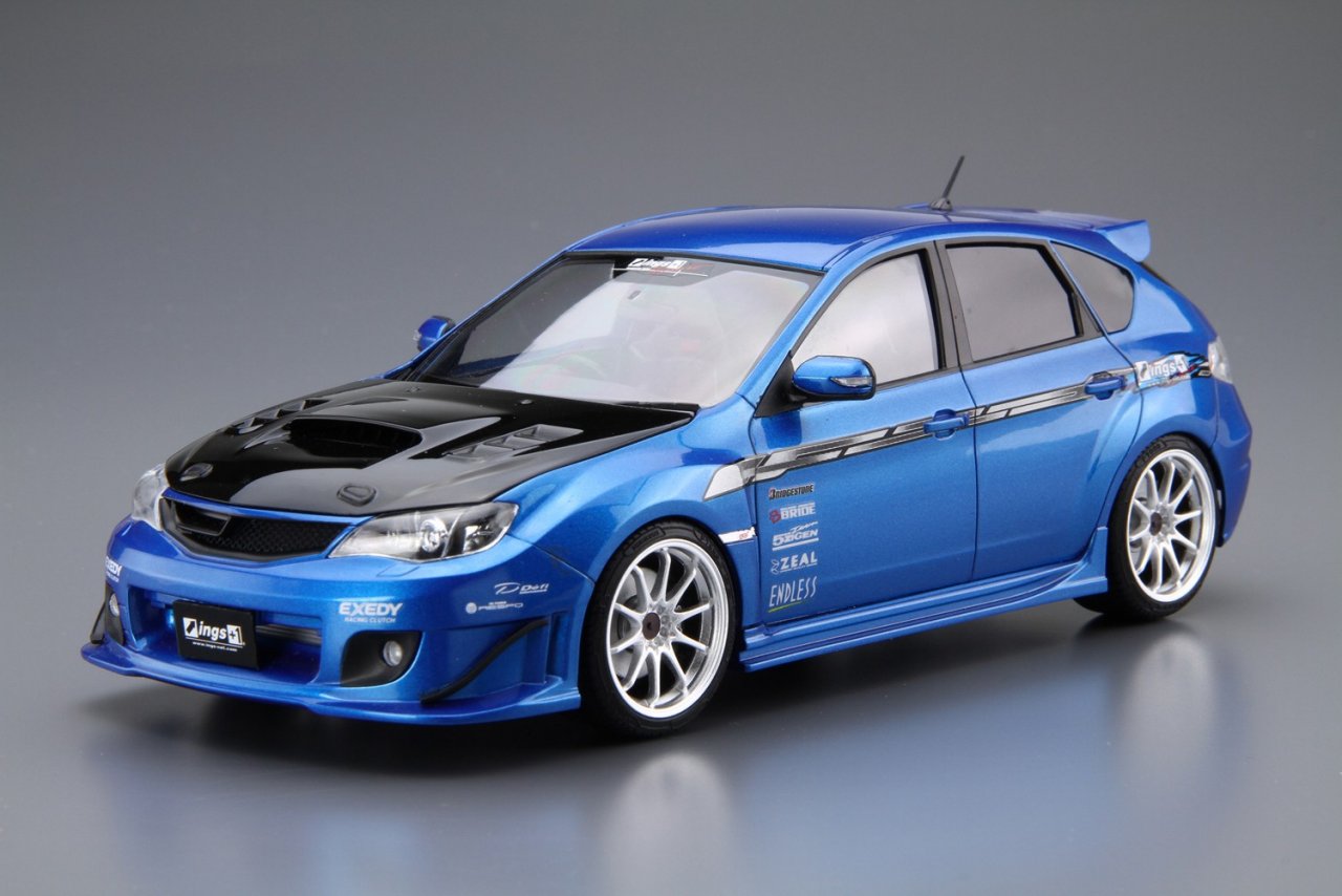 Сборная модель Aoshima INGS GRB SUBARU IMPREZA WRX STI `07