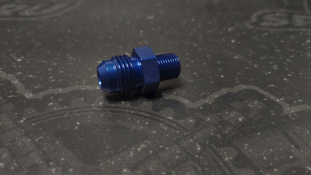 Адаптер AN6-1/8 NPT(для топливного регулятора)