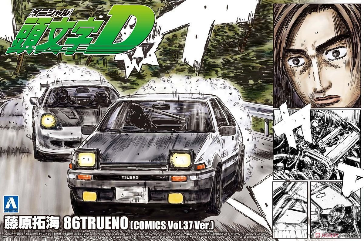 Сборная модель Fujiwara Takumi 86 Trueno