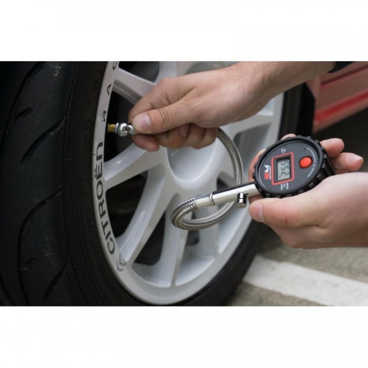 Манометр для шин электронный Motamec 0-60 psi.