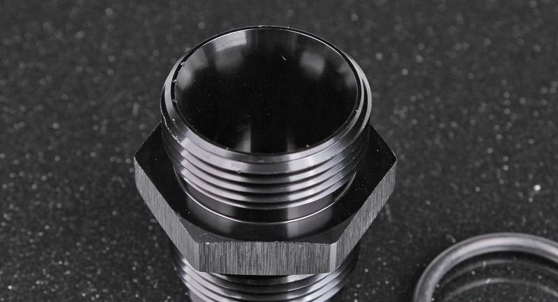 Фитинг переходник AN16 - ORB16 с резиновым кольцом