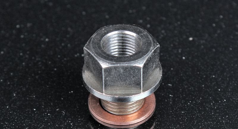 Фитинг адаптер M12*1,25 мм - 1/8" наружная и внутренняя резьбы, нержавеющая сталь KINUGAWA