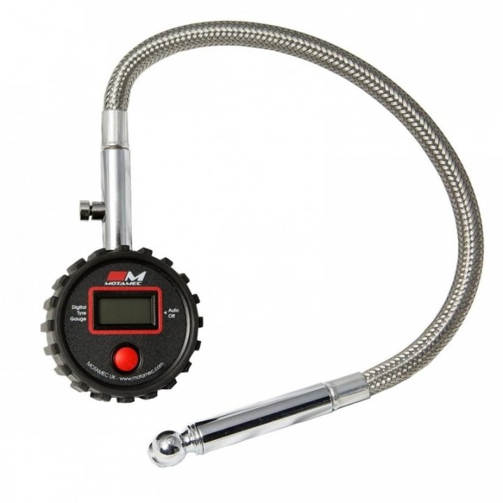 Манометр для шин электронный Motamec 0-60 psi.
