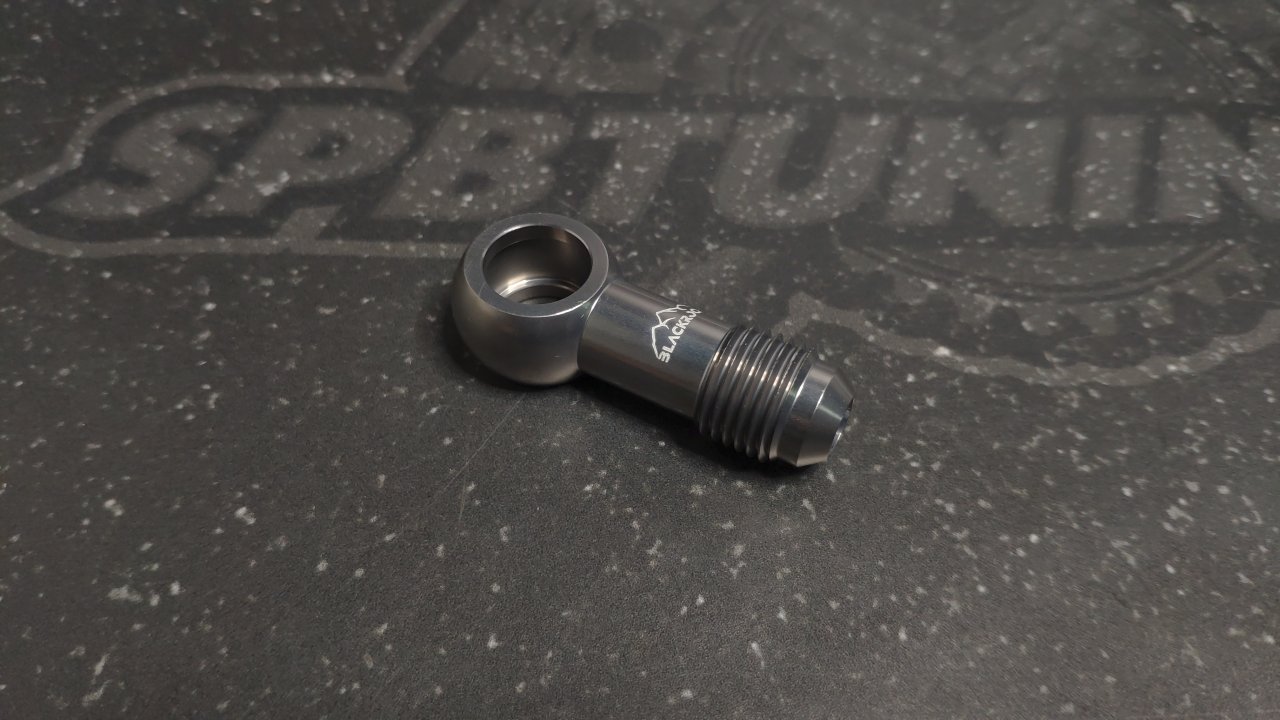 Адаптер Banjo М12,5 mm - AN6, алюминий, BlackRock Lab