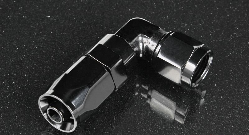 Фитинг AN6 90° под шланг AN, усиленный