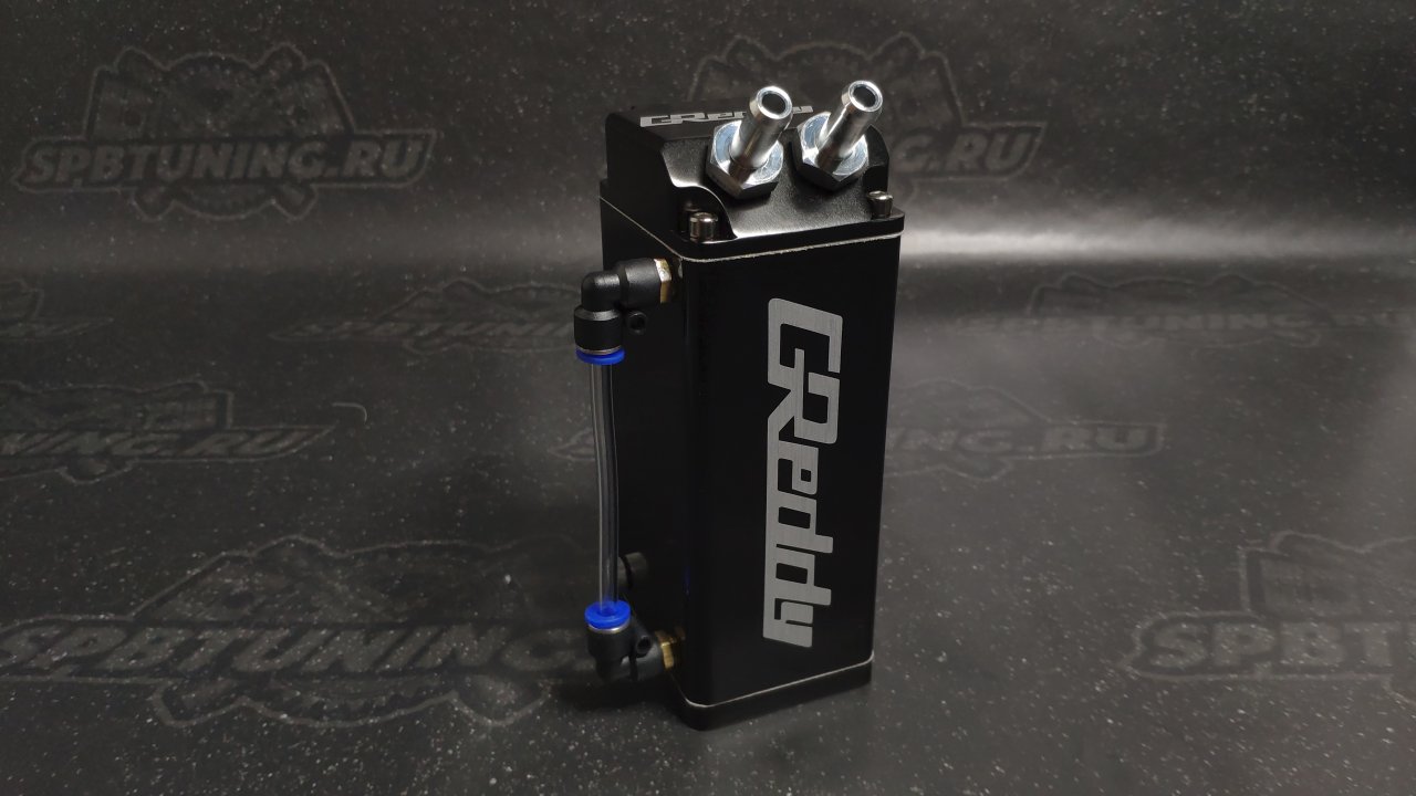 Маслосборник Greddy style - черный