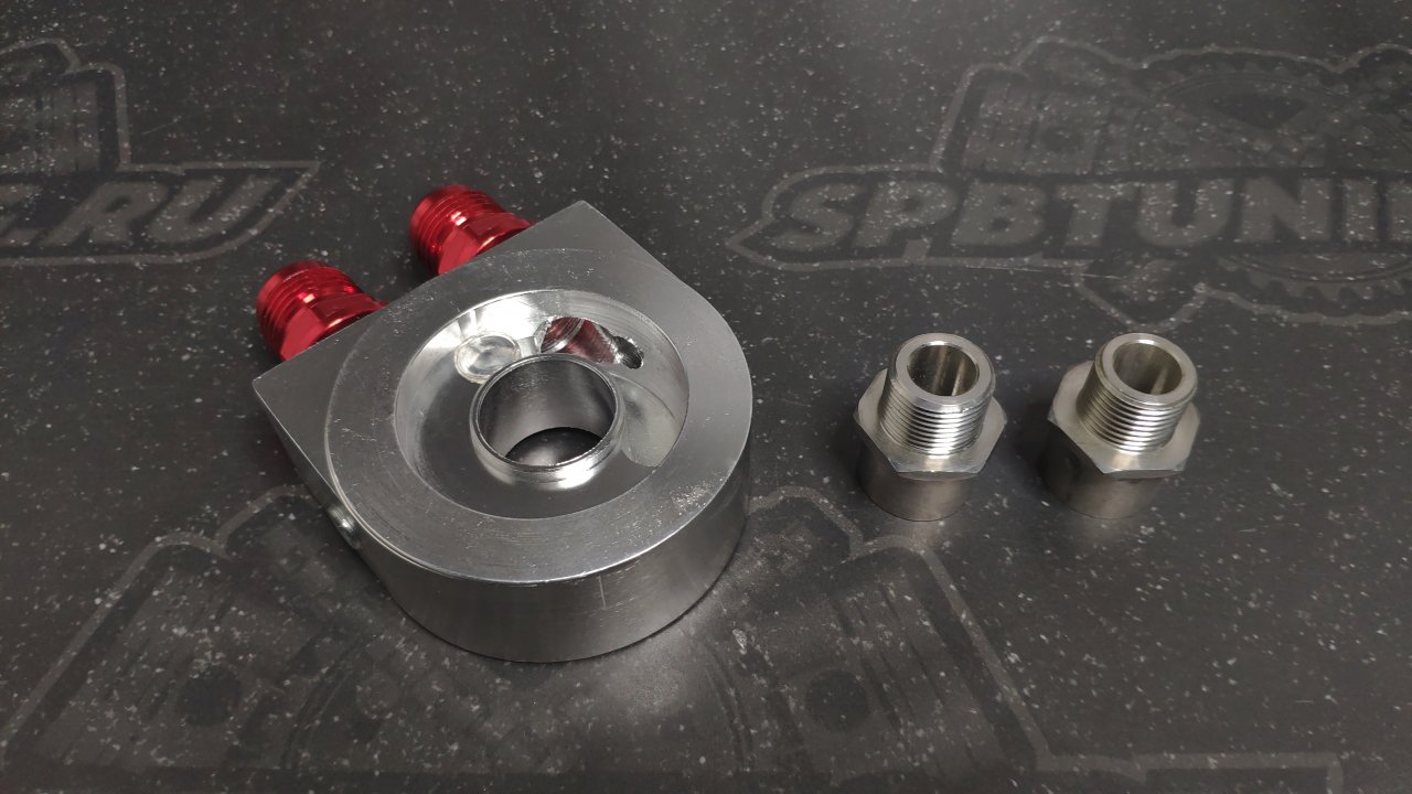 Проставка под масляный радиатор без выноса фильтра