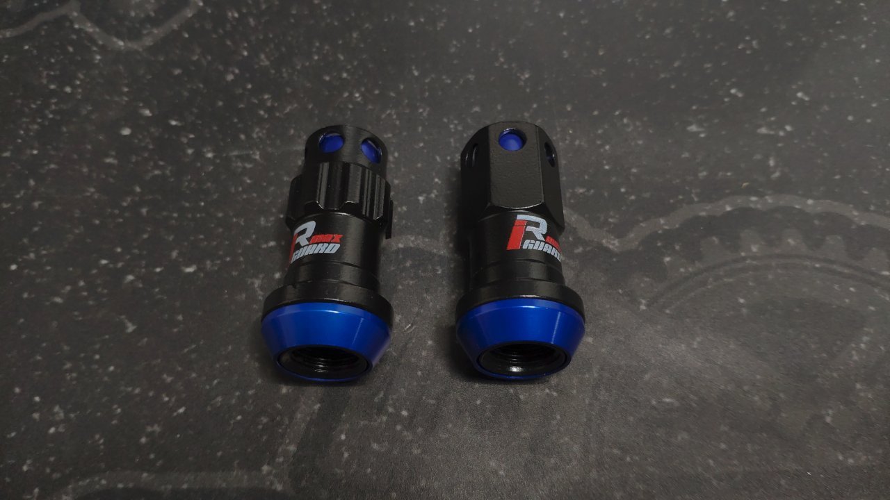 Комплект кованных гаек Drinty Racing Nuts М12х1.5 синие