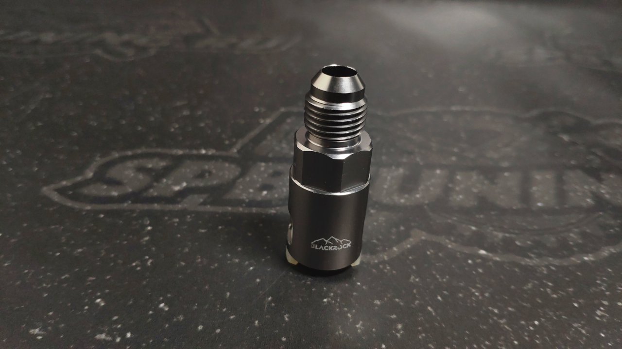 Фитинг AN-06 - 3/8" (9,5mm) быстросъём, прямой мама, BLACKROCK LAB