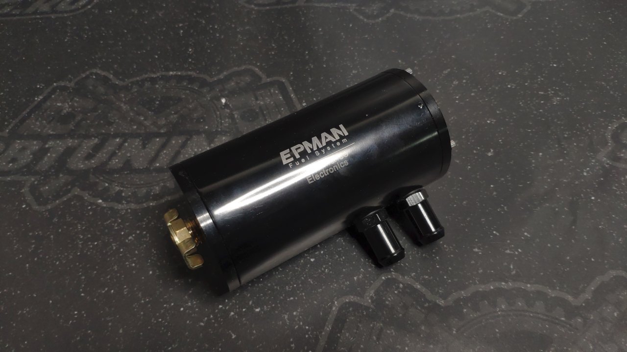 Маслоуловитель круглый, с фильтром, черный