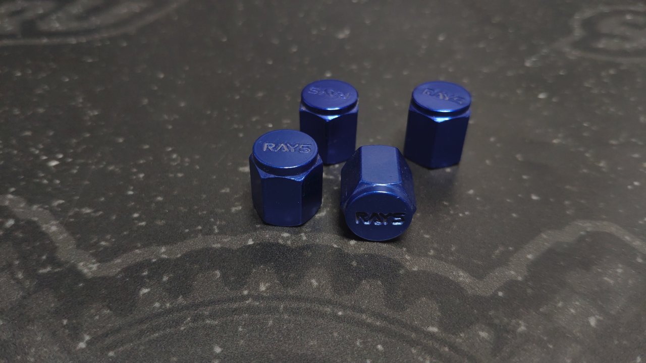 Ниппельные колпачки rays style (4шт) синие