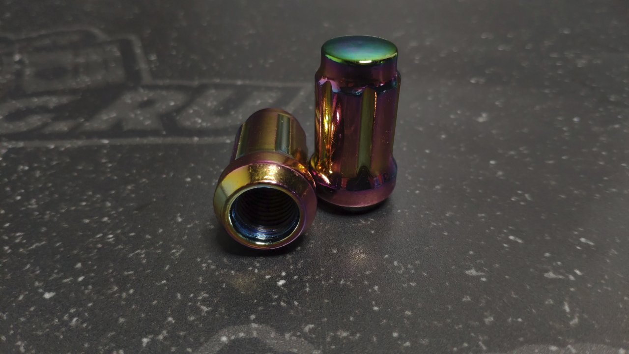 Комплект колесных гаек ST911145SD/PH - радужный хром