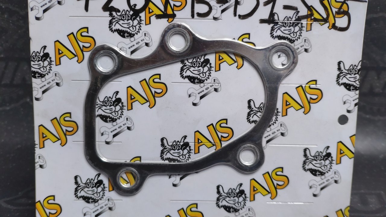 Прокладка под выход из турбины SR20 нержа 1,5 мм, 5 слоев