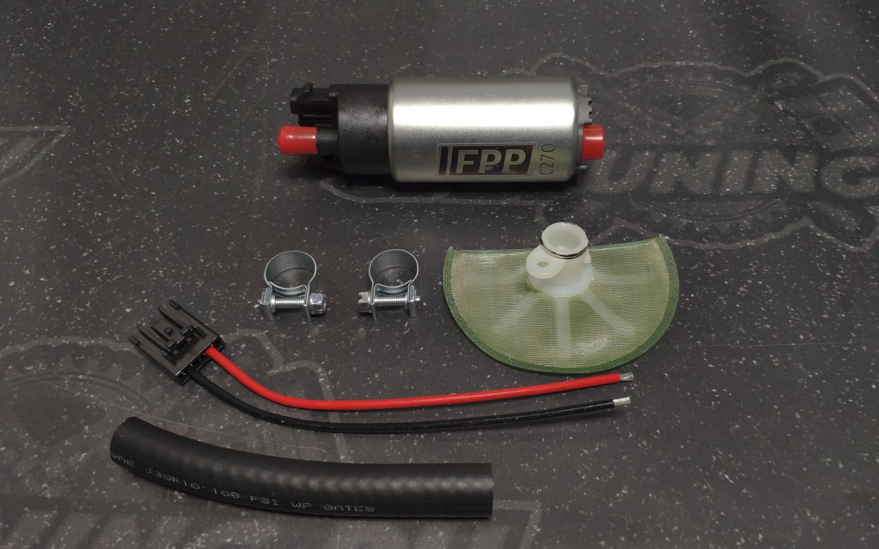 Бензонасос 270 л/ч, компакт, с установочным комплектом FPP C270 (замена DEATSCHWERKS DW65C)