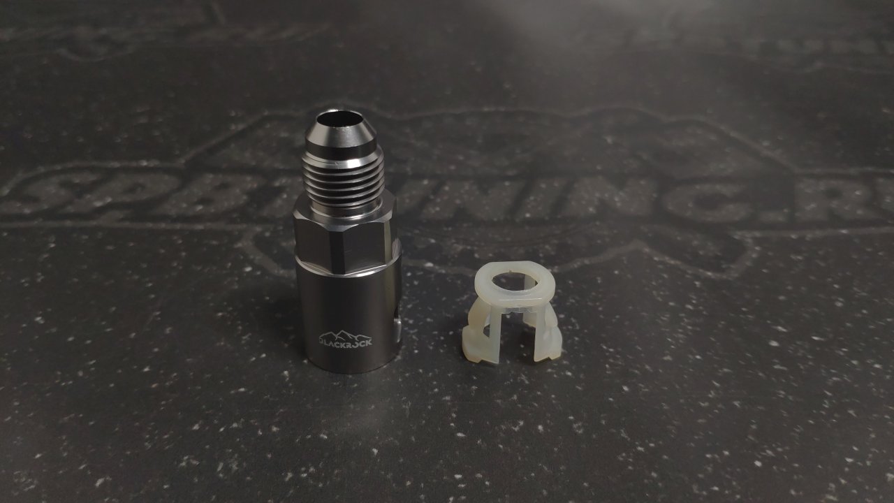 Фитинг AN-06 - 3/8" (9,5mm) быстросъём, прямой мама, BLACKROCK LAB