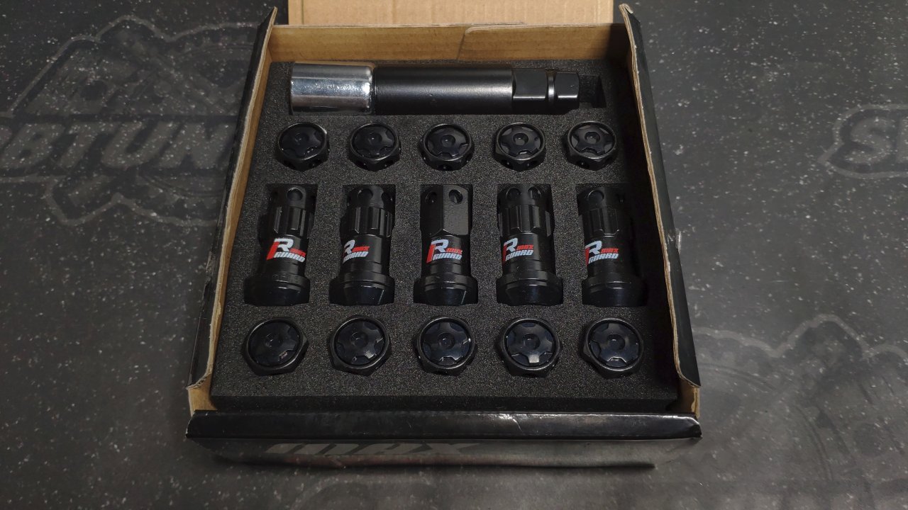 Комплект кованных гаек Drinty Racing Nuts М12х1.25 черные