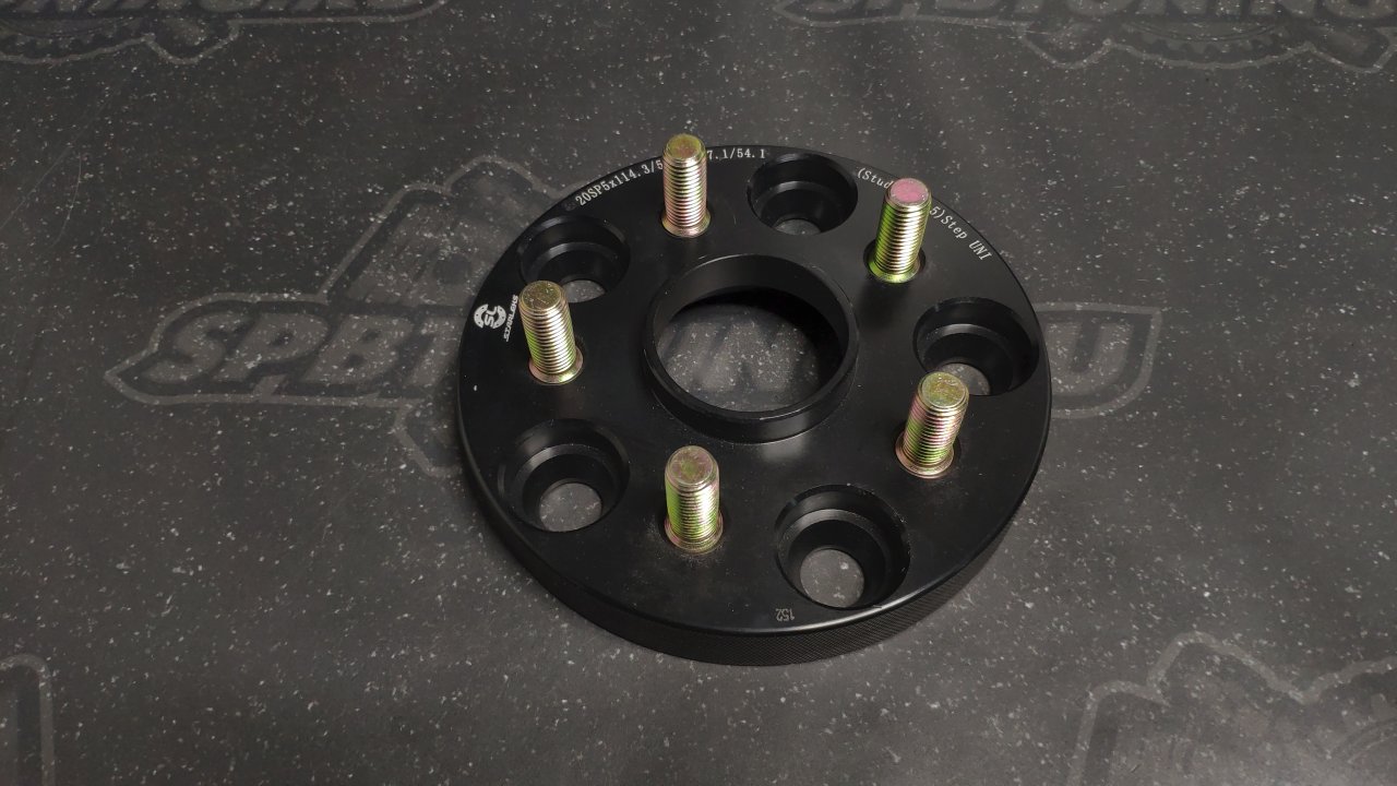 Проставка переходная 20SP5114.3/5100-67.1/54.1 (STUD12x1.5)