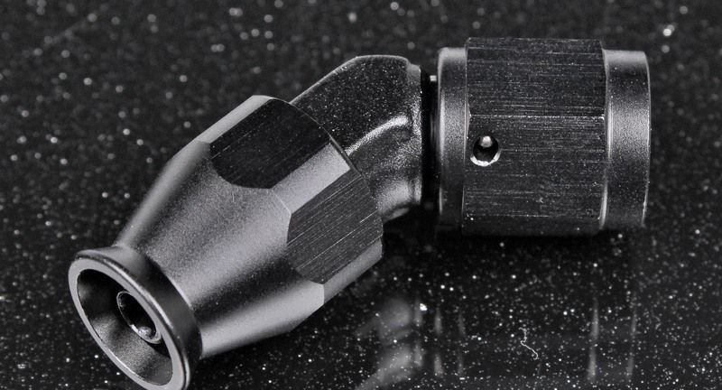 Фитинг AN4 45° под тефлоновый шланг PTFE, усиленный