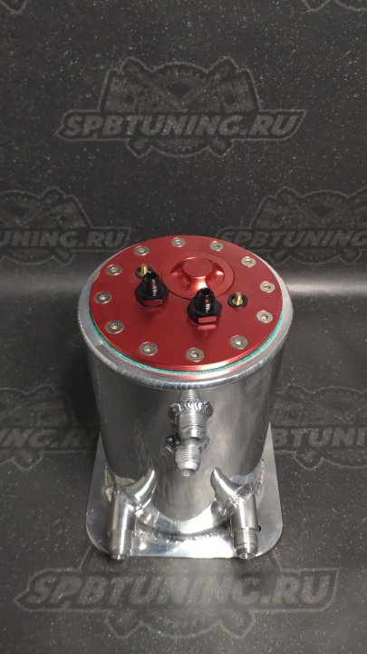 Противоотливной бак 5л с топливной станцией и крепежом под 2 насоса