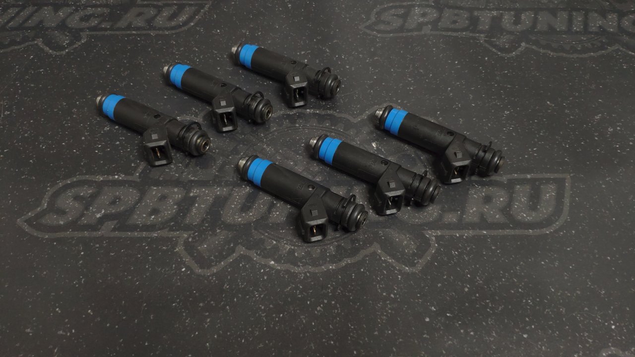 Топливные форсунки, высокоомные, производительность 870cc (разъем EV1), длина 60мм Siemens DEKA