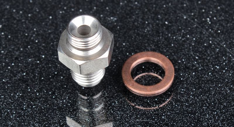 Рестриктор подачи масла AN4 - M11*1,0 (1,0 мм) Garrett T25 T28 GT25 GT28 GT30 GT35 414-14201-011