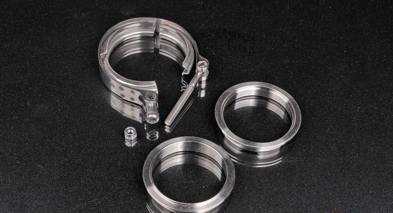 V-band с фланцами 3 (76мм) с проточкой (папа-мама)