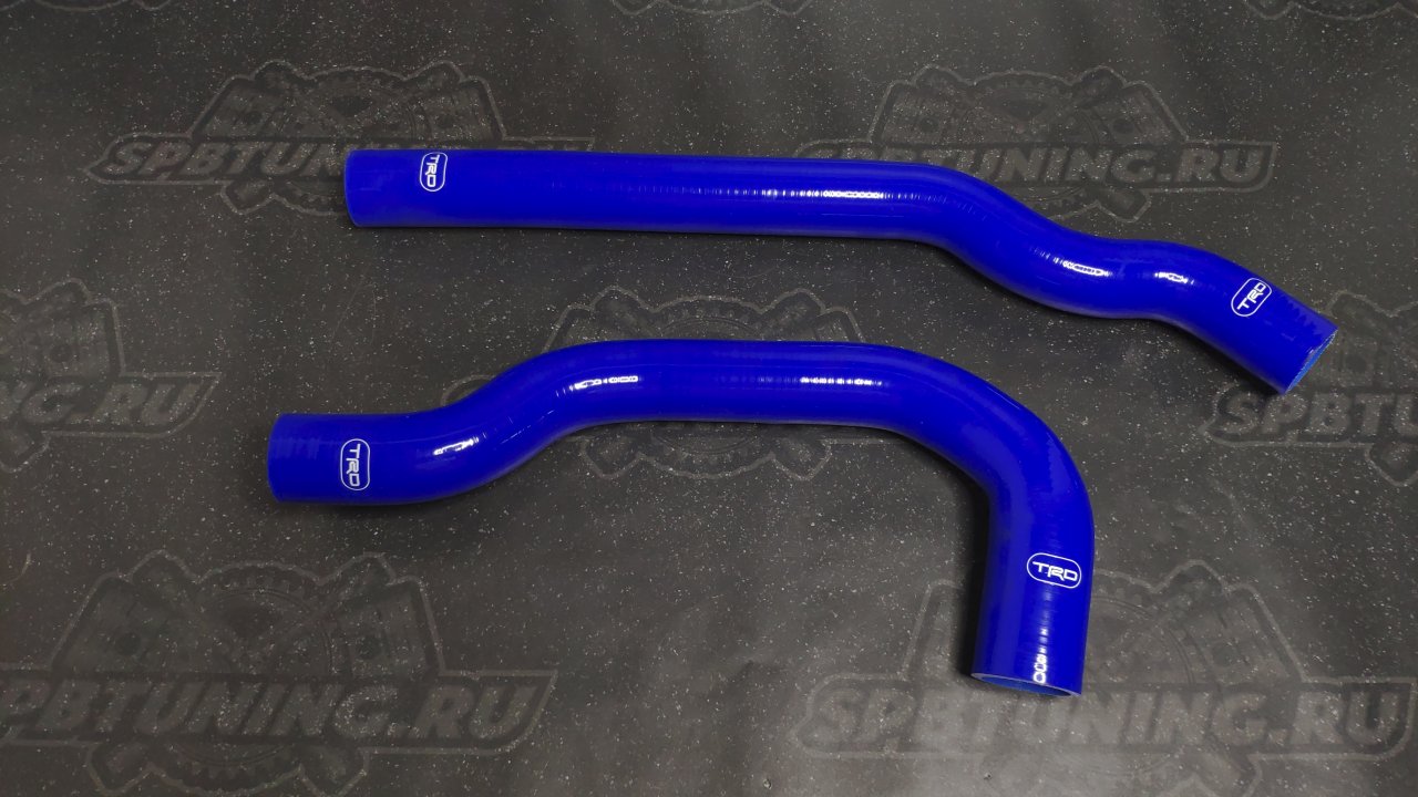 Патрубки радиатора на Toyota MarkIIChaserCresta JZX90 1JZ-GTE синие
